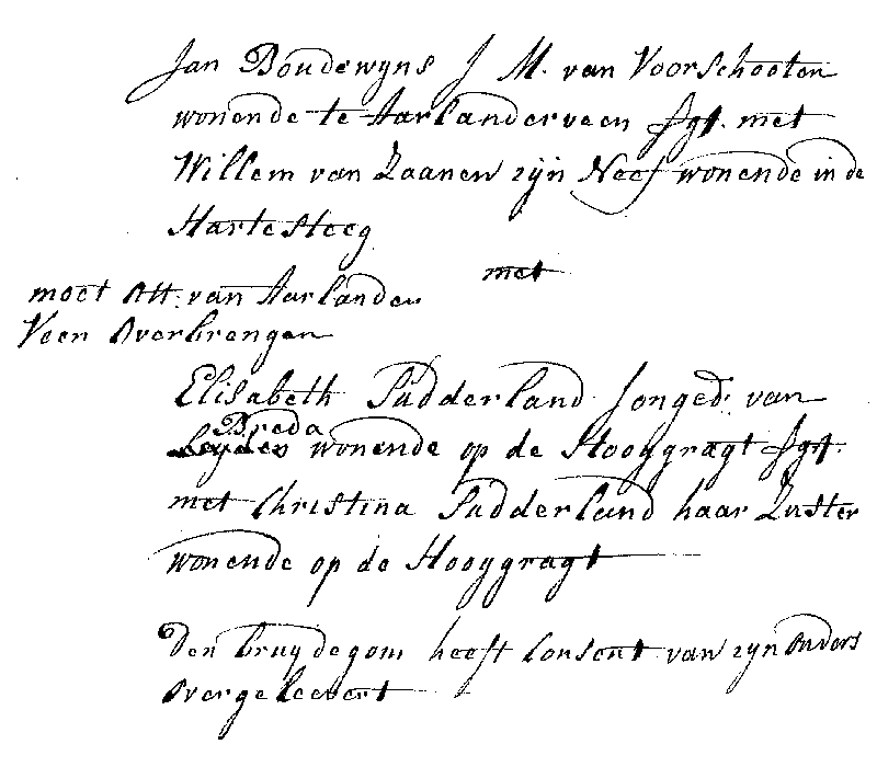 17890703 ondtr akte Jan Boudewijns - Elisabeth Sudderland